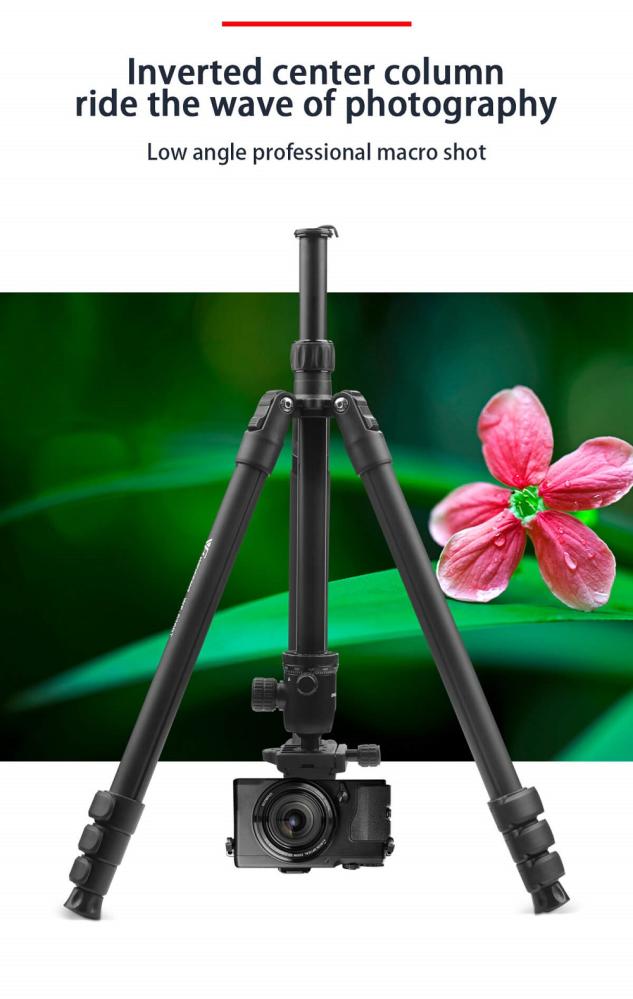 Weifeng WF-6627 Pro Kamerastativ 155cm med kulled