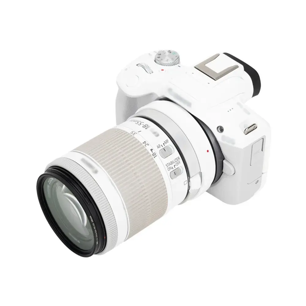 JJC Elektronisk objektivadapter hvit fra Canon EF/EF-S til Canon RF-kamerahus