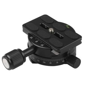 Panoramahuvud 360 grader med snabbplatta