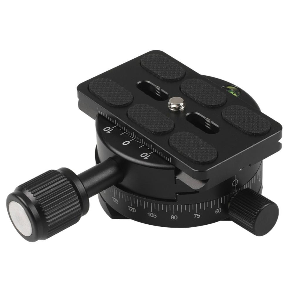 Panoramahuvud 360 grader med snabbplatta