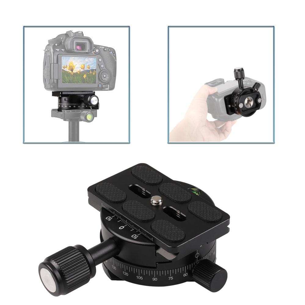 Panoramahuvud 360 grader med snabbplatta