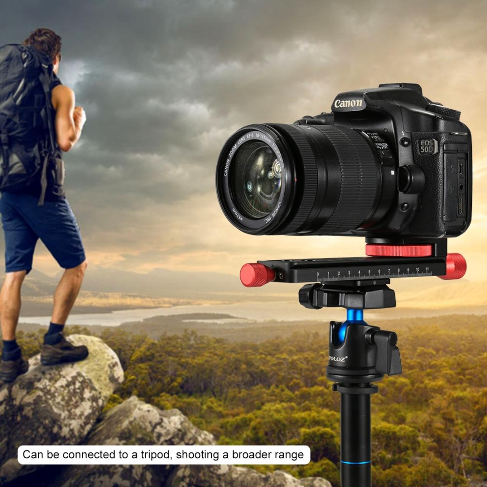 Puluz Makroplatta med skjutreglage för närbildsfotografering