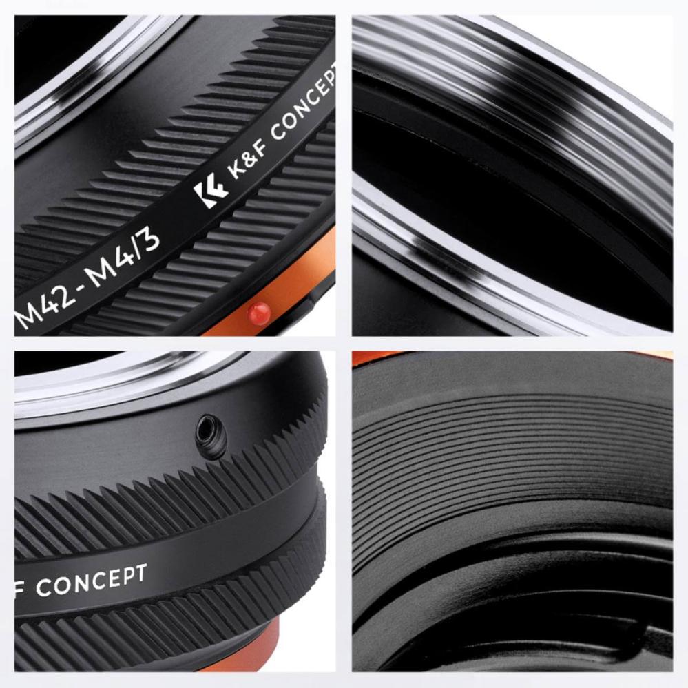 K&F Concept Objektivadapter Pro IV till M42-objektiv för Micro 4/3