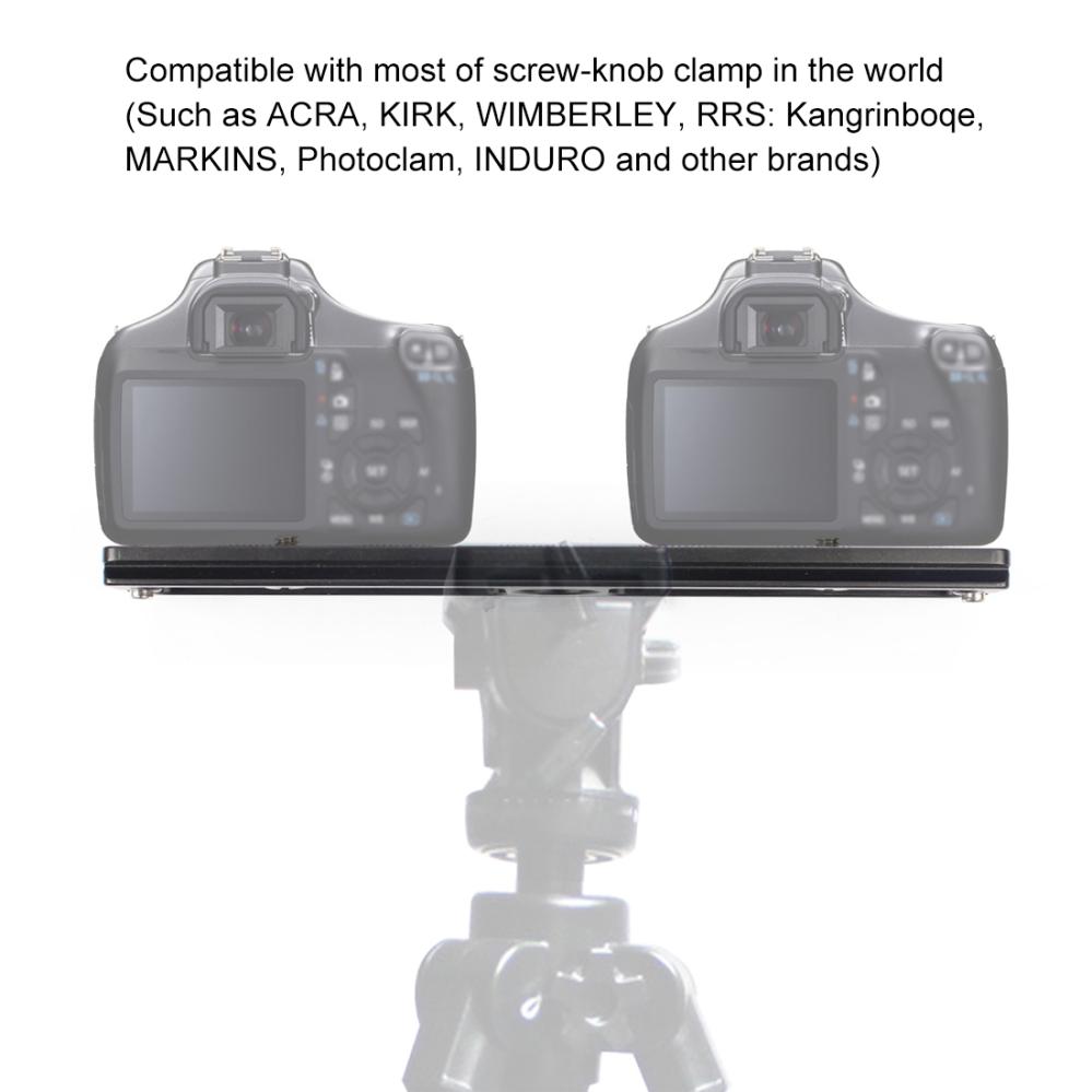 Puluz Snabbplatta 200mm för 2x Systemkameror Arca Swiss system