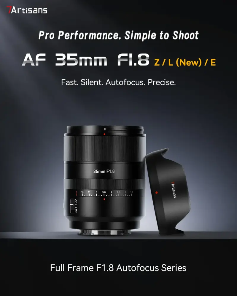 7Artisans AF 35mm f/1,8 för Leica L (Fullformat)