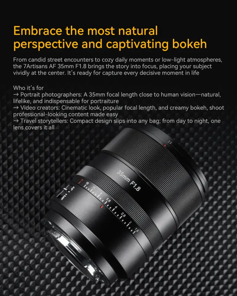 7Artisans AF 35mm f/1,8 för Leica L (Fullformat)