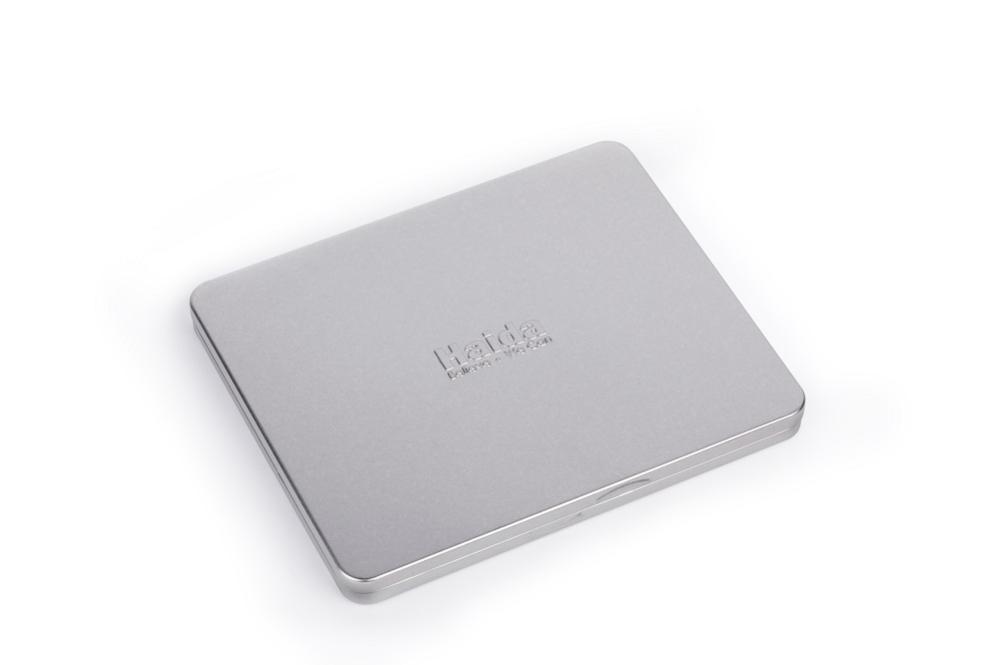 Haida opbevaringsæske i metal til 100×150 mm filtre