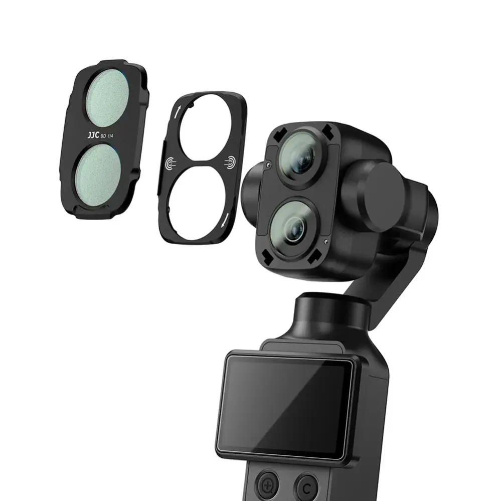 JJC F-M4P magnetisk filtersæt til DJI Osmo Pocket 4P – CPL, ND2–32 & Black Mist