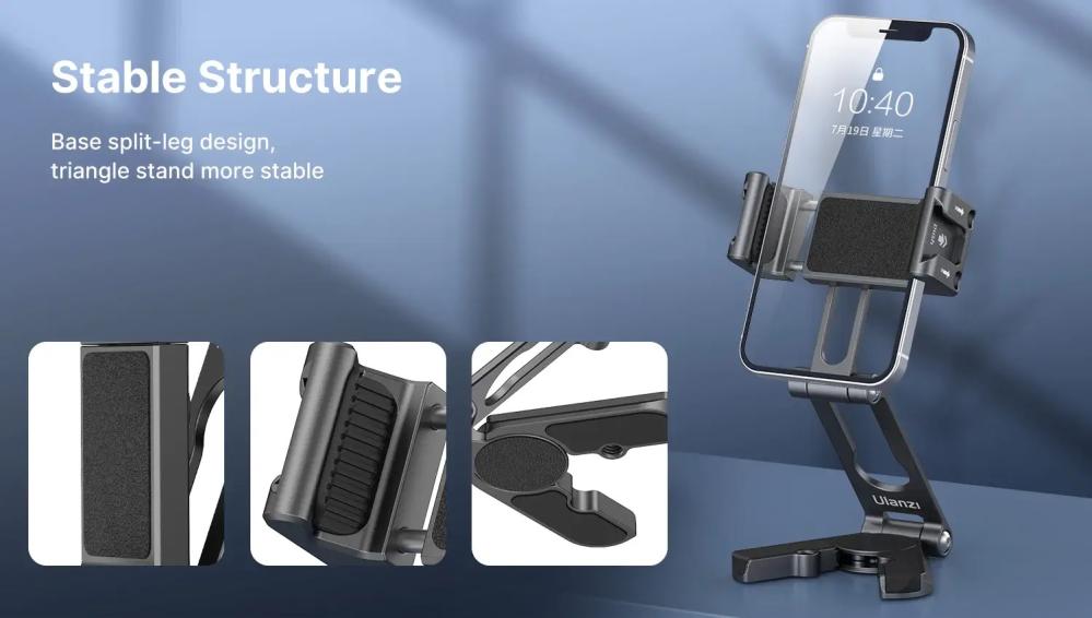 Ulanzi HP004 Mobilhållare av metall i krabbdesign