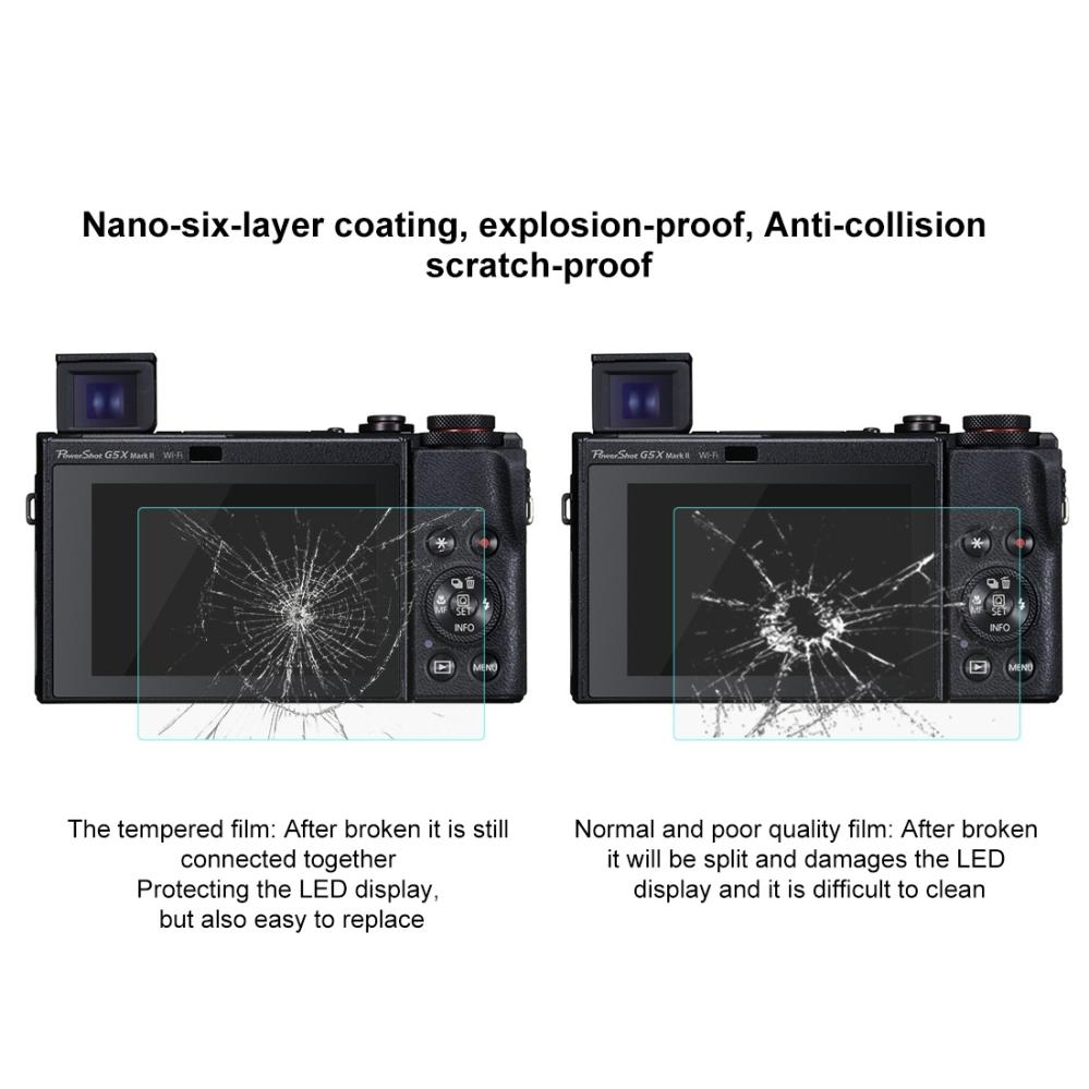 Puluz Skärmskydd 9H för Canon PowerShot G5 X Mark II av härdat glas