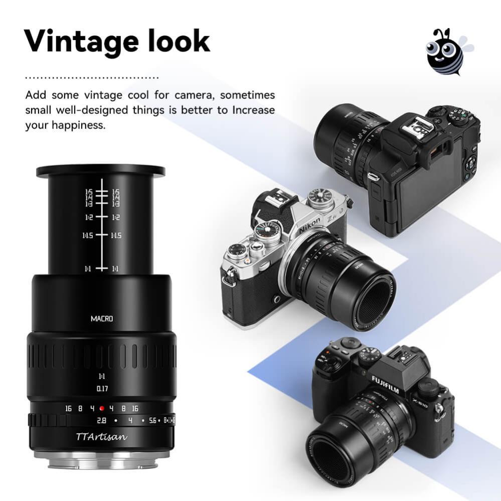 TTArtisan 40mm f/2.8 APS-C Makroobjektiv för Nikon Z