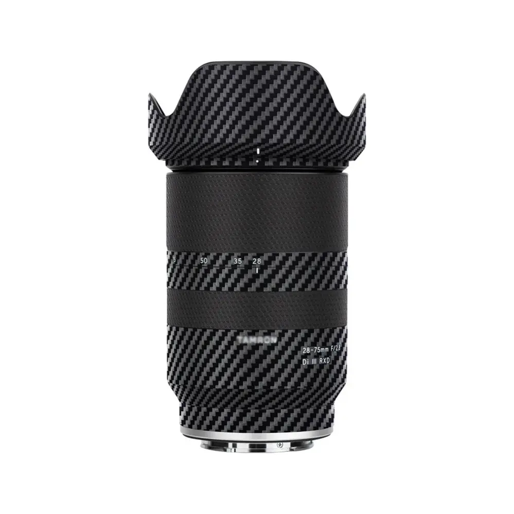 JJC Reptålig skyddsfilm (skin) i kolfiber för Tamron 28-75mm f/2.8 Di III RXD
