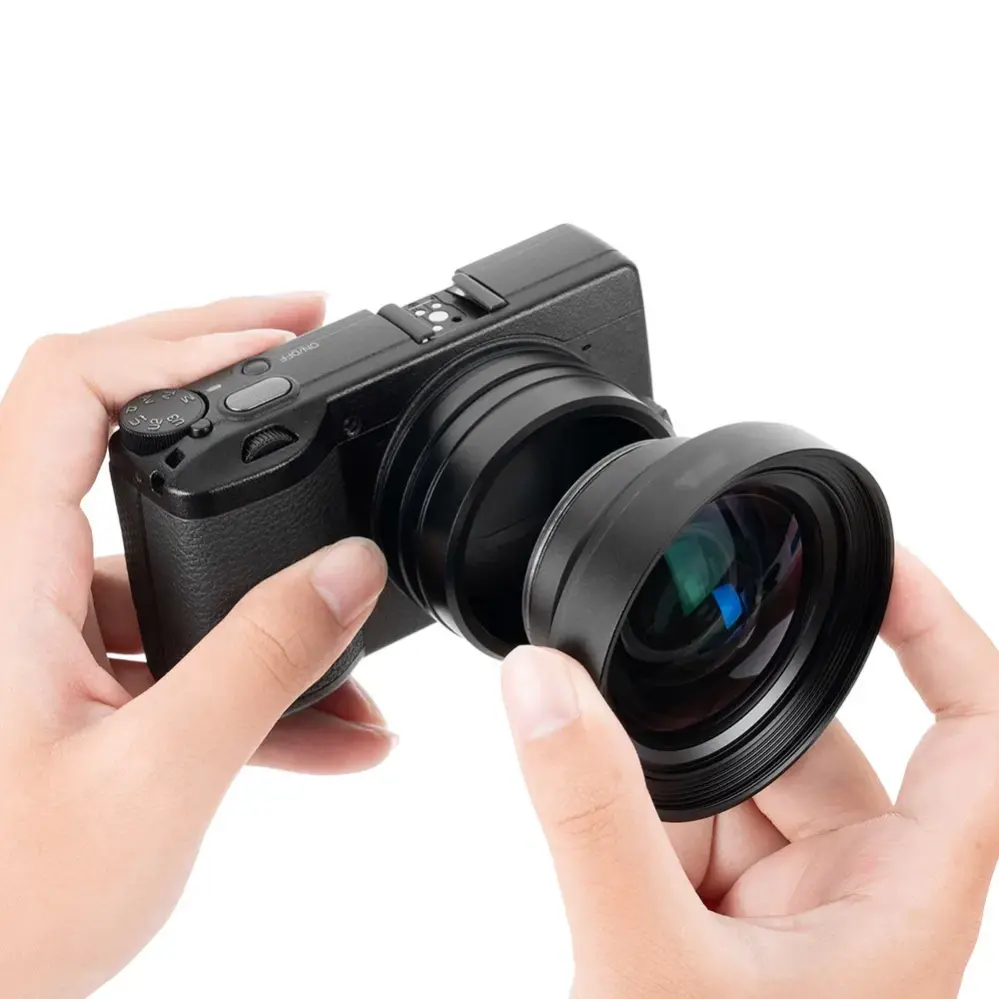 JJC AR-GR3B filteradapter 49 mm til Ricoh GR III & GR III HDF