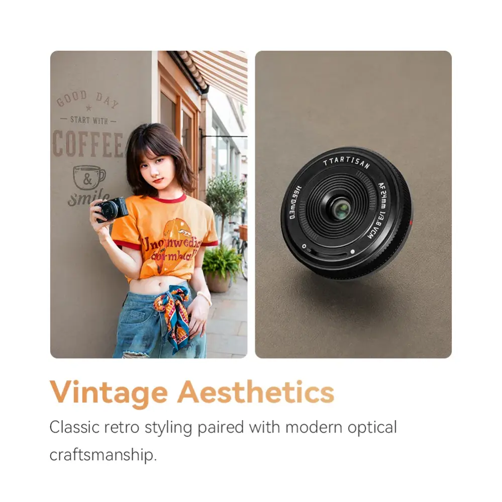 TTArtisan AF 24mm f/3.8 Mini til Sony E fullformat