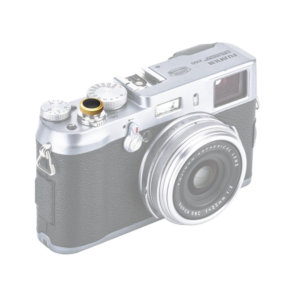 JJC Deluxe avtryckarknapp - Guld & Svart