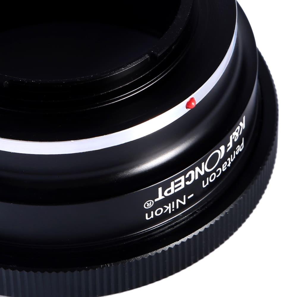 K&F Objektivadapter till Pentacon 6 Kiev 60 objektiv för Nikon F kamerahus