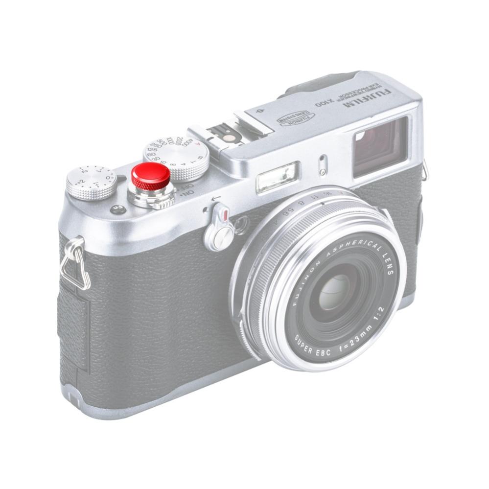 JJC Deluxe avtryckarknapp - Röd & Röd