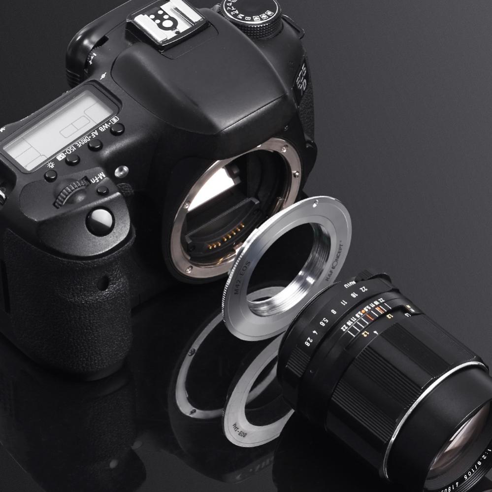 K&F Concept Objektivadapter till M42 objektiv för Canon EOS kamerahus