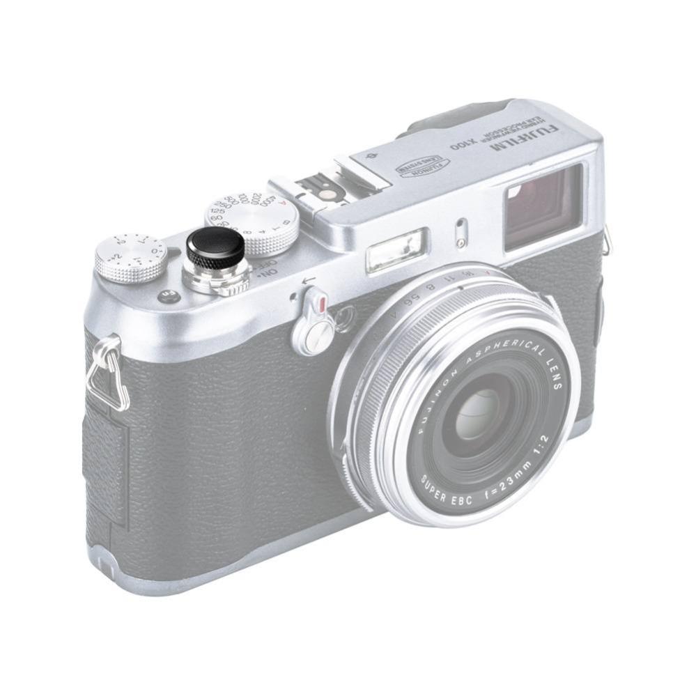 JJC Deluxe avtryckarknapp - Svart & Svart