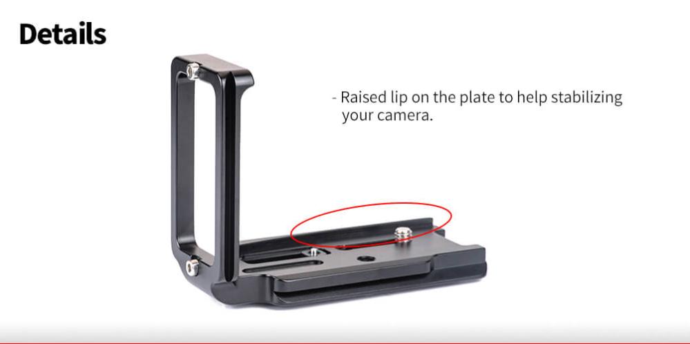 Sunwayfoto L-Bracket för Canon EOS R