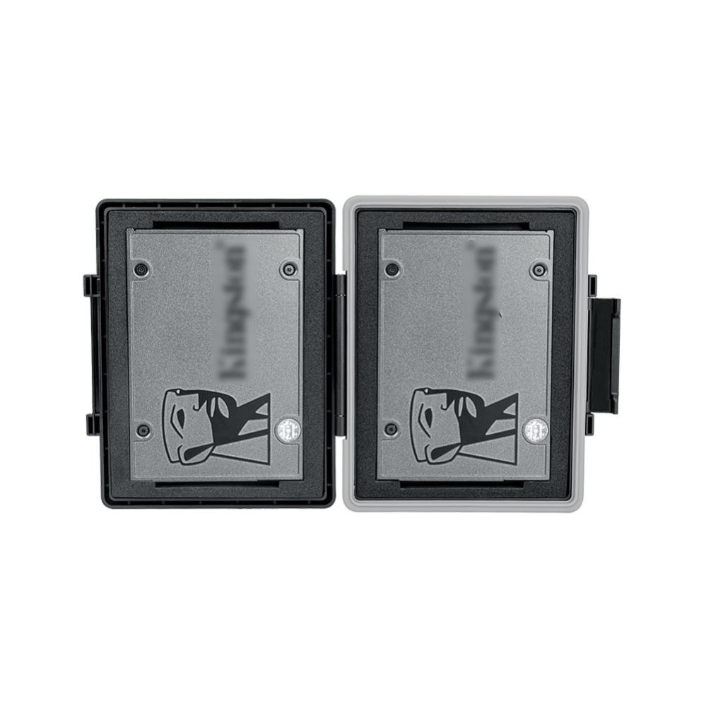 Minneskortsfodral för 2st 2,5-tum intern SSD-kort