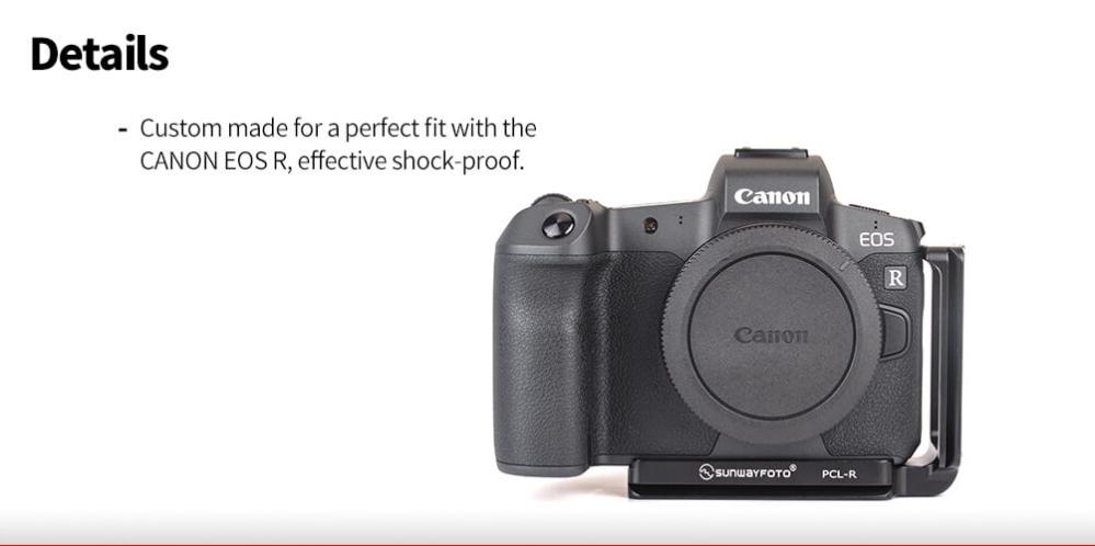 Sunwayfoto L-Bracket för Canon EOS R