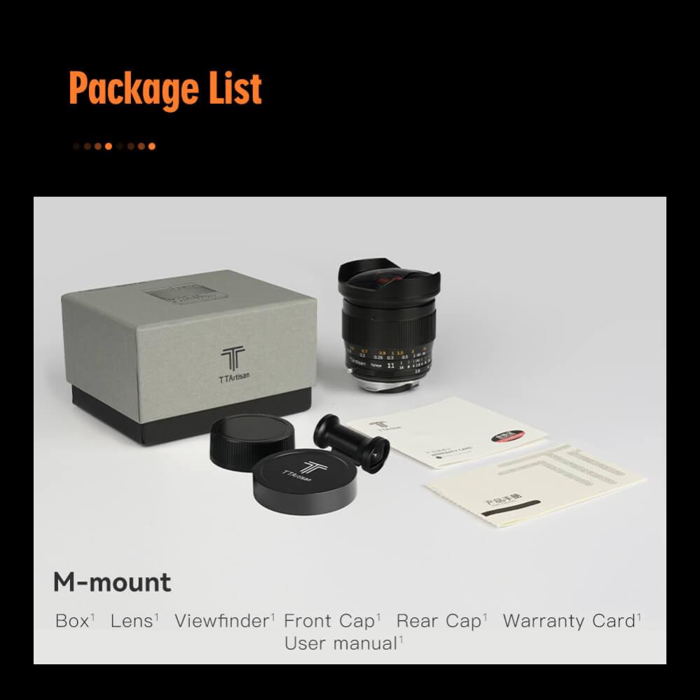 TTArtisan 11mm f/2,8 Fisheye-objektiv til Canon RF fullformat