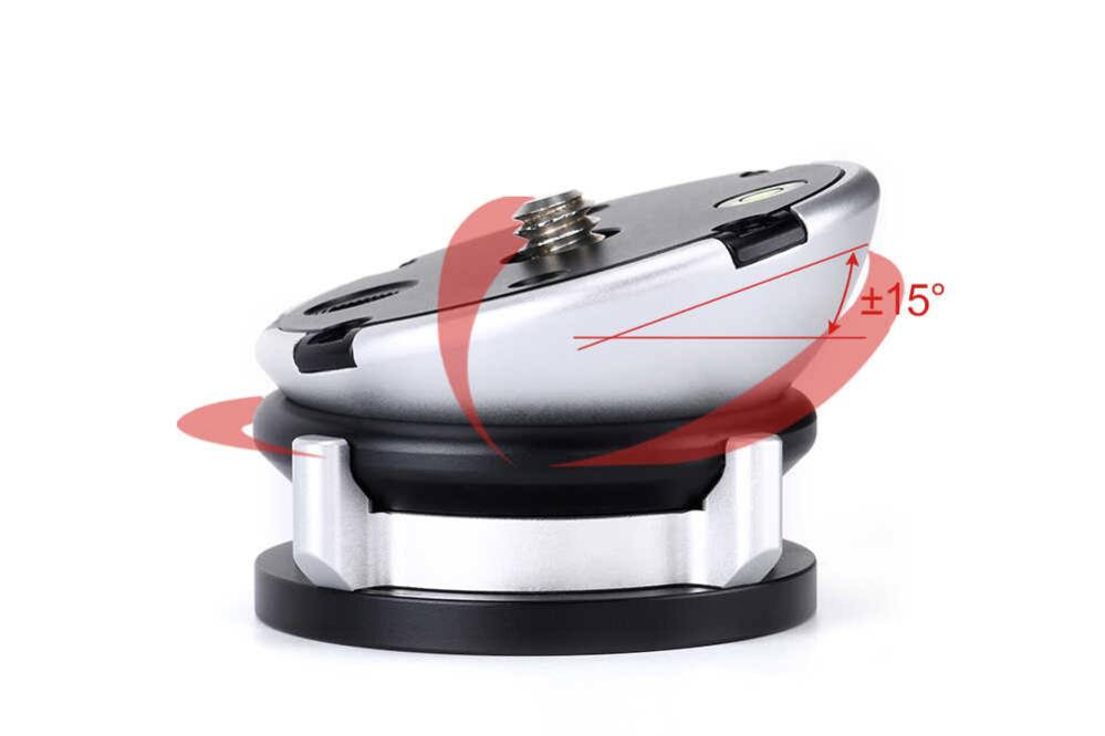 Sunwayfoto DYH-68 Nivelleringshuvud 15 grader