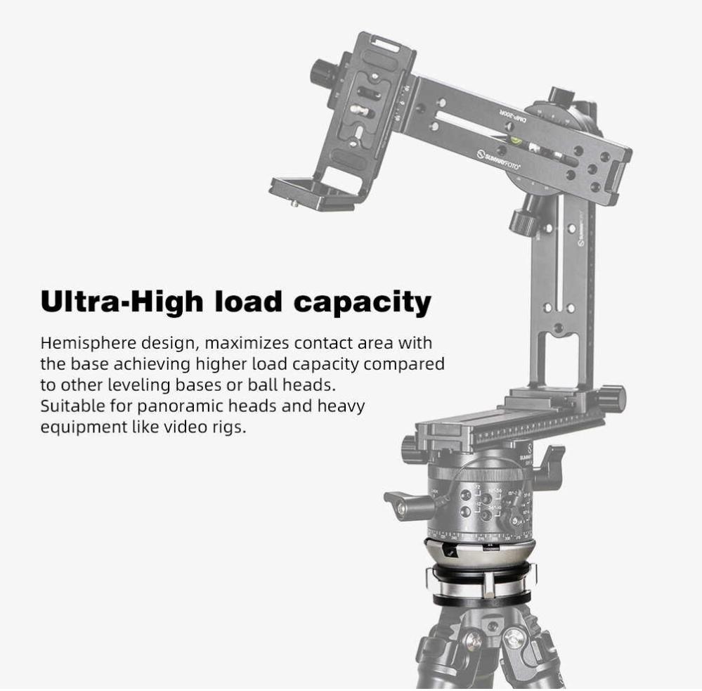 Sunwayfoto DYH-68 Nivelleringshuvud 15 grader
