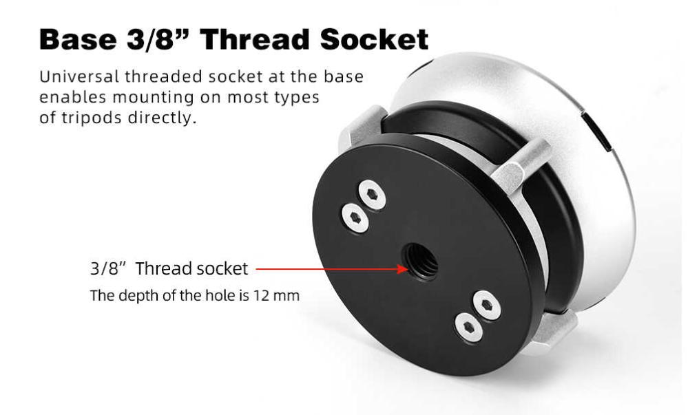 Sunwayfoto DYH-68 Nivelleringshuvud 15 grader
