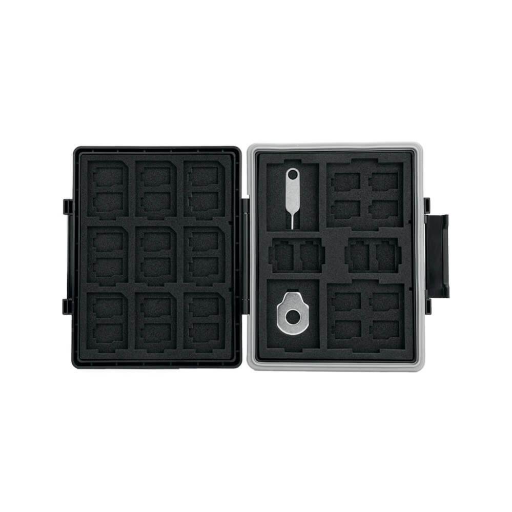 Minneskortsfodral 9xSD + 30 MicroSD + 2xCF + 2xCF-EXP A + 2xCF-EXP B