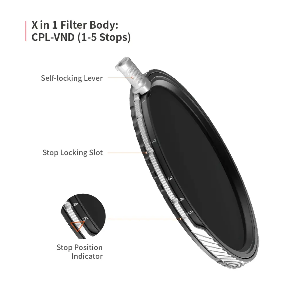 Haida U-LR Mag X in 1 filtersæt – CPL-VND 1–7 trin + Mist 1/4