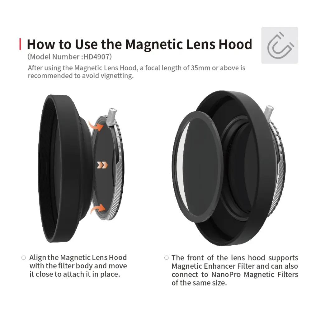 Haida U-LR Mag X in 1 filtersæt – CPL-VND 1–7 trin + Mist 1/4