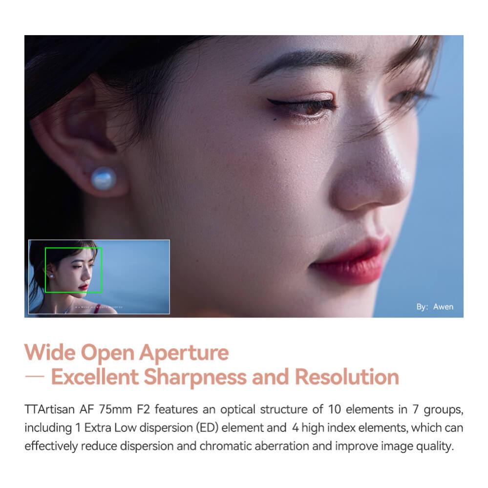 TTArtisan AF 75mm f/2.0 fullformat objektiv för Leica L – perfekt för porträtt