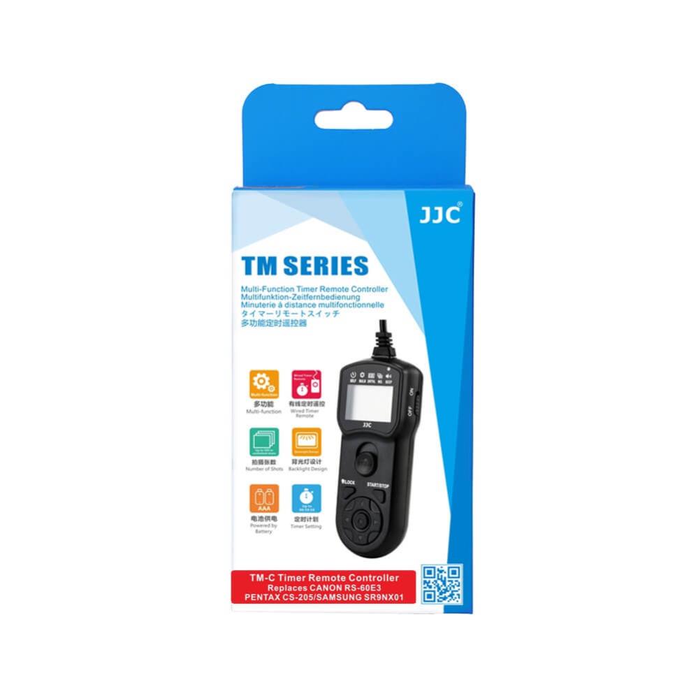 JJC TM-C Multifunktionell timer-fjärrkontroll för Canon