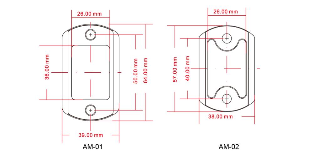 Sunwayfoto AM-01 Platta 64mm Arca Eftermontering av tillbehör