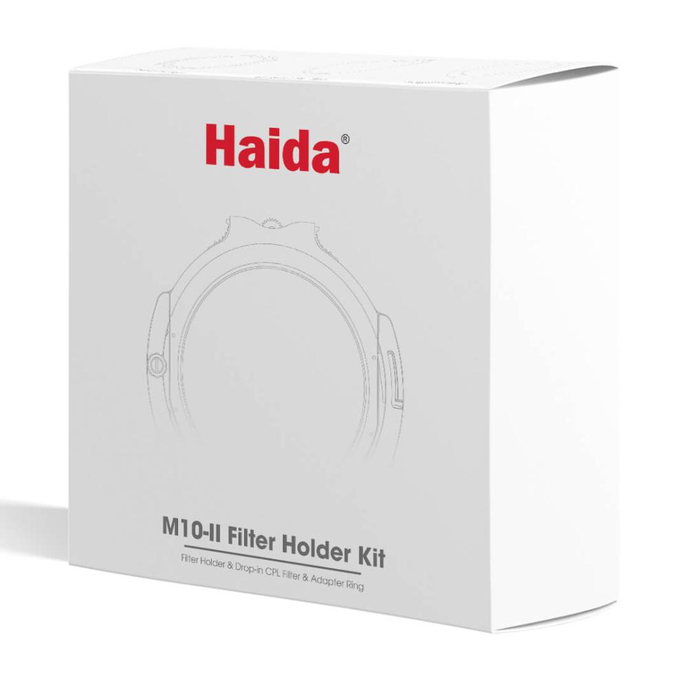 Haida M10-II filterholder 52 mm med CPL Drop-In og adapterring til 100 mm