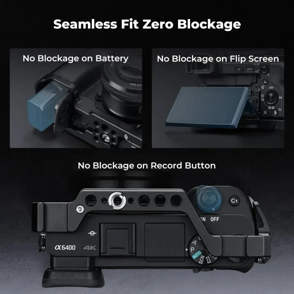 K&F Concept kamerabur til Sony A6000/A6300/A6400/A6500