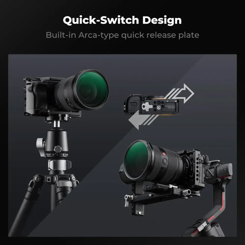 K&F Concept kamerabur til Sony A6000/A6300/A6400/A6500