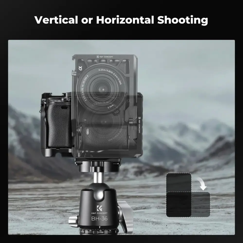 K&F Concept kamerabur til Sony A6000/A6300/A6400/A6500