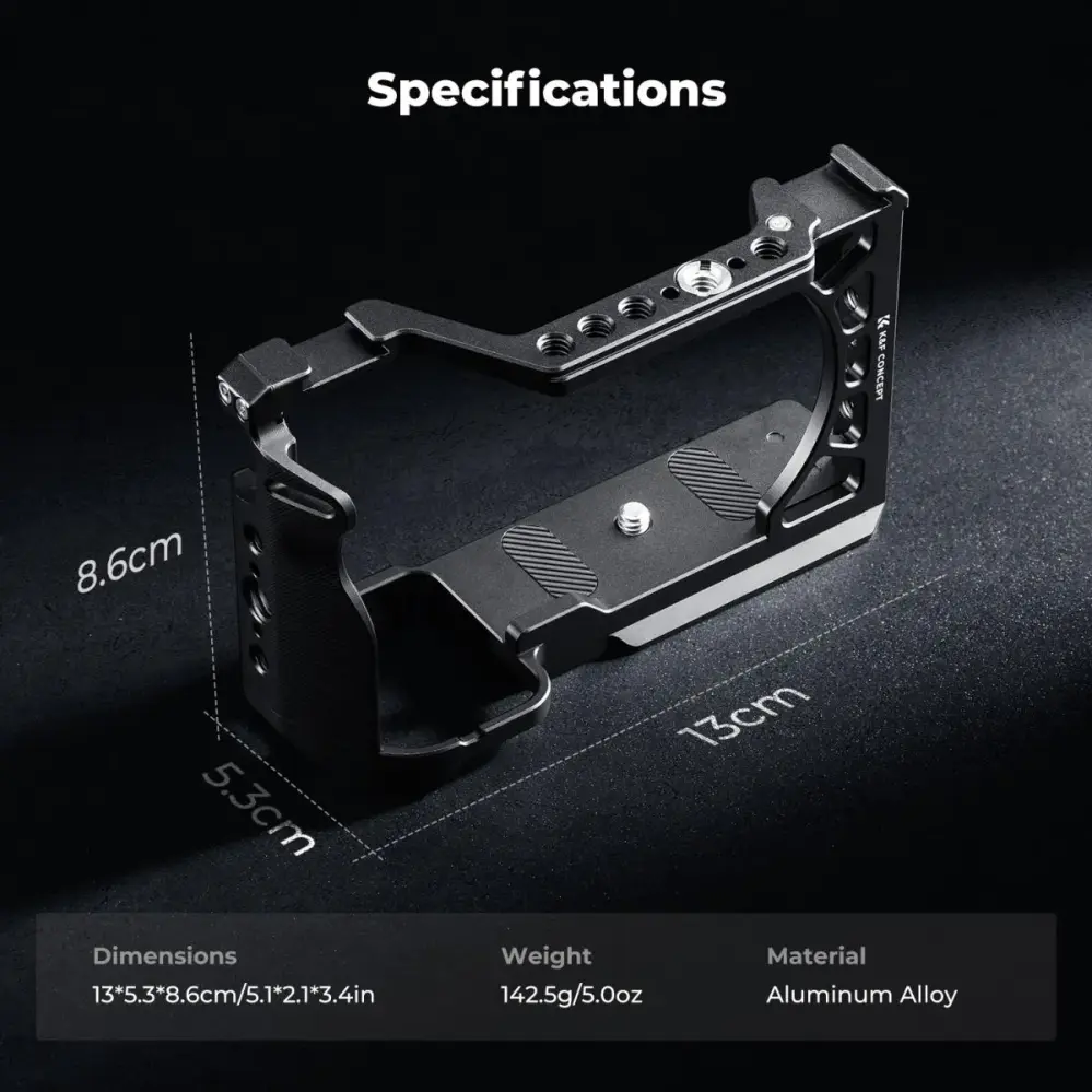 K&F Concept kamerabur til Sony A6000/A6300/A6400/A6500