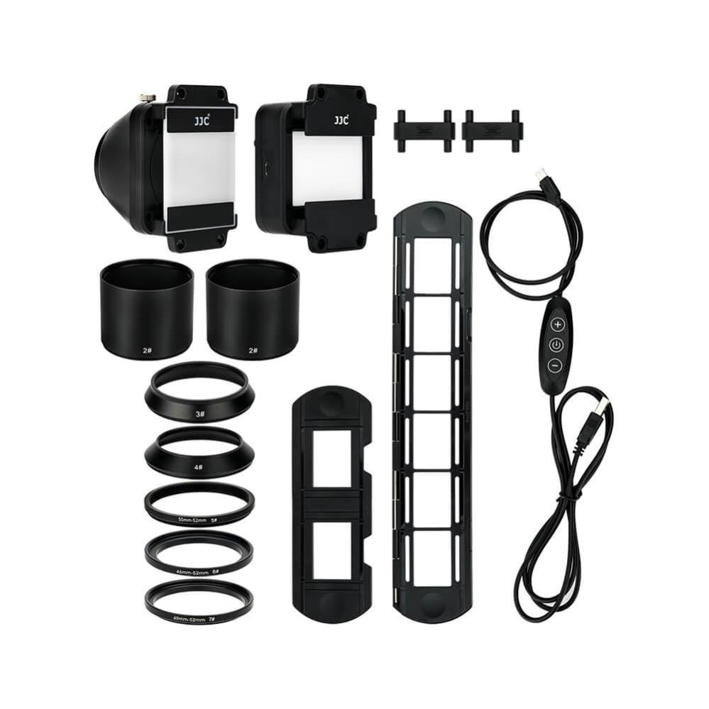 JJC Diaduplikator & Lysdiodsbelysning kit för diabilder & 135 film (35mm)