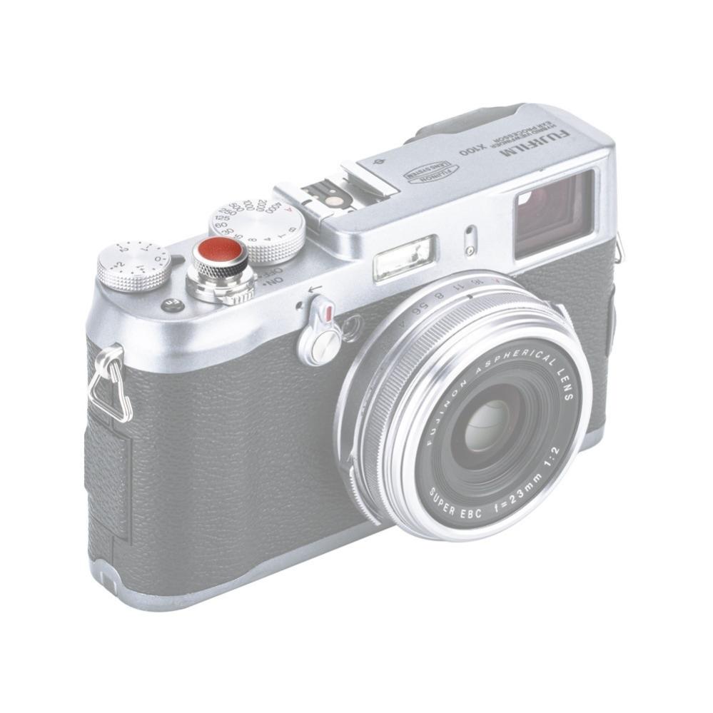 JJC Deluxe avtryckarknapp - silver och brun