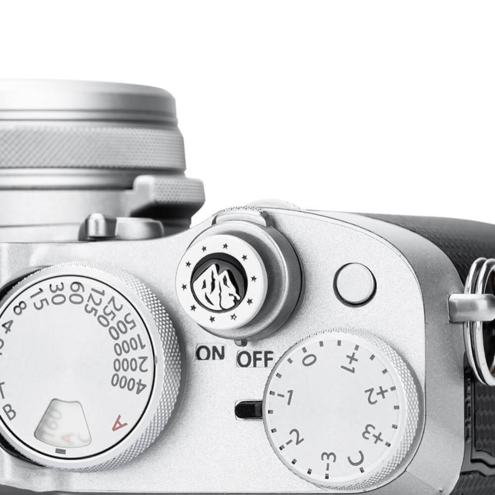 JJC SRB-F11 Avtryckarknapp - Silver med bergmotiv och stjärnor