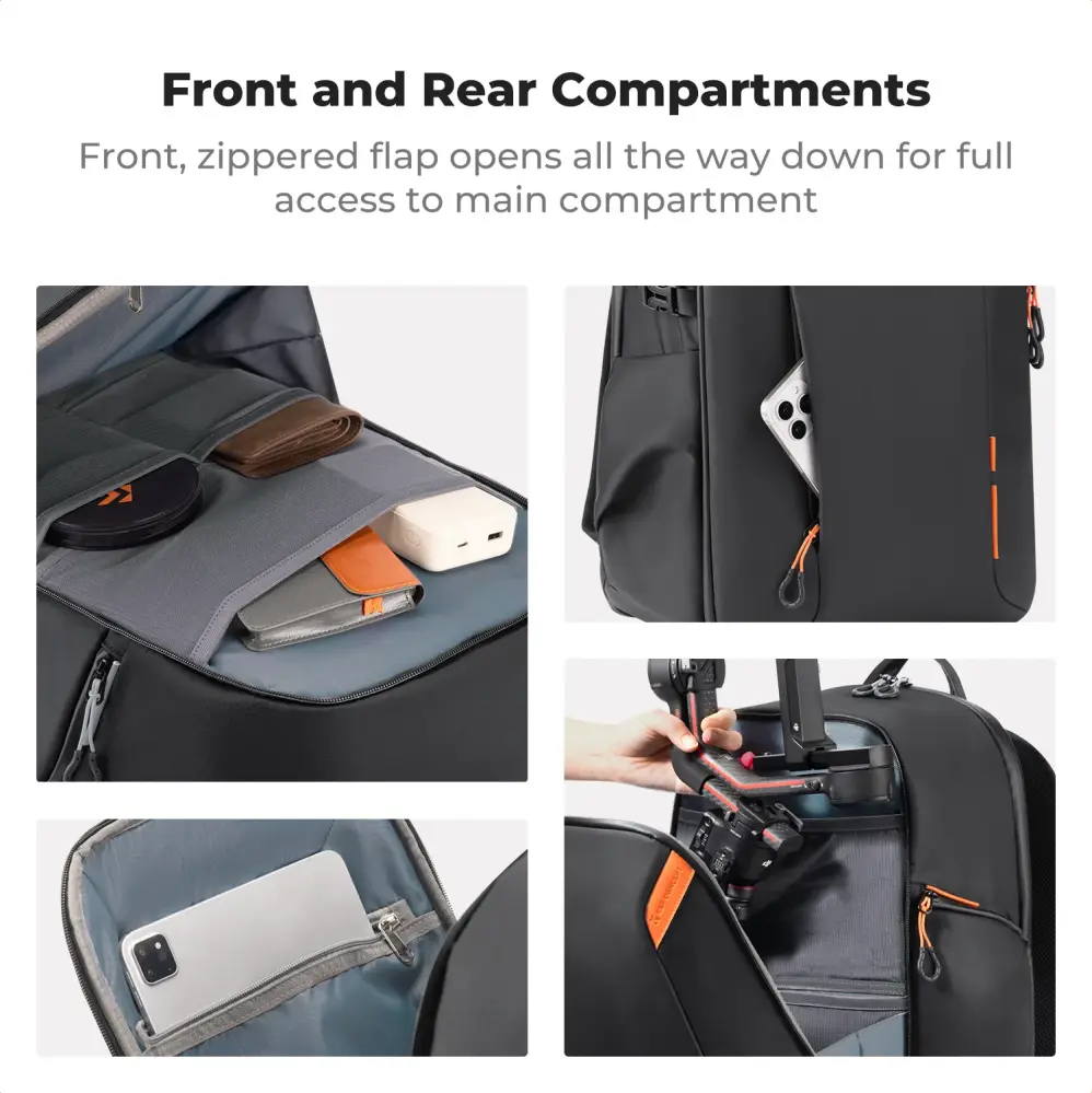 K&F Concept Kameraryggsäck 25L – säker, smart och rymlig för fotoresor