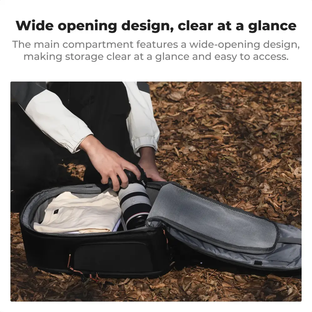 K&F Concept Kameraryggsäck 25L – säker, smart och rymlig för fotoresor