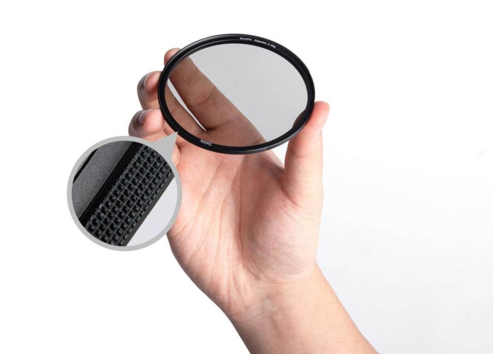 Haida NanoPro magnetisk cirkulært polarisationsfilter med adapterring