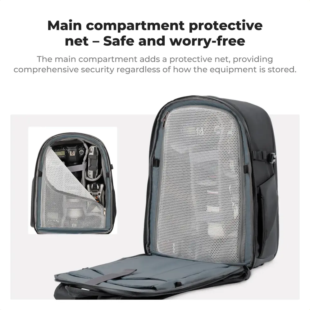 K&F Concept Kameraryggsäck 25L – säker, smart och rymlig för fotoresor