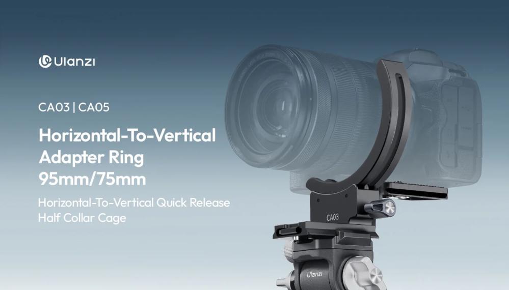 Ulanzi CA03 Objektivkrage med justerbar Arca-platta