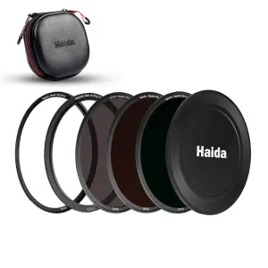 Haida 77-82 mm magnetisk ND-filterpakke ND8 ND64 ND1000 & filtertaske